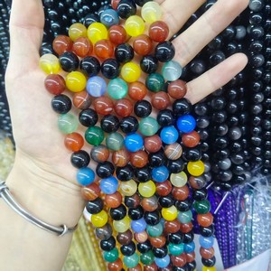 Cuentas Redondas Lisas de Piedra Natural de 12 mm, <span class=keywords><strong>Jaspe</strong></span> Verde Aguacate para la Fabricación de Joyas - Product Image 5