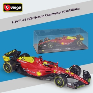 Modellino <span class=keywords><strong>Auto</strong></span> da Corsa Formula <span class=keywords><strong>1</strong></span> SF23 #16 #55 del 2023 di Alta Qualità in <span class=keywords><strong>Scala</strong></span> <span class=keywords><strong>1</strong></span>:<span class=keywords><strong>24</strong></span> in Lega con Casco per Decorazione - Product Image 5