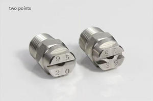 玉湖不锈钢工业平板水<span class=keywords><strong>V</strong></span>喷雾高压清洗喷嘴 - Product Image 5