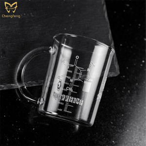 गर्म या ठंडे पेय के लिए 400 मिलीलीटर पारदर्शी ग्लास बियर मग मापने वाले कप - Product Image 5