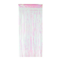 Rideau à franges métalliques, rideaux en feuille d'aluminium pour décorations de fond de fête d'anniversaire, de mariage, de baby shower et de Noël