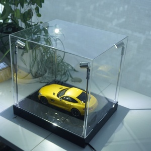 Boîte de présentation de voiture en acrylique transparente moderne, personnalisée, anti-UV, avec éclairage LED, pour collectionneurs de voitures - Vente chaude - Product Image 3