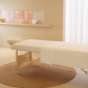 Ensemble <span class=keywords><strong>de</strong></span> 3 draps blancs <span class=keywords><strong>pour</strong></span> salon <span class=keywords><strong>de</strong></span> beauté, SPA, <span class=keywords><strong>table</strong></span> <span class=keywords><strong>de</strong></span> <span class=keywords><strong>massage</strong></span>, <span class=keywords><strong>housse</strong></span> <span class=keywords><strong>de</strong></span> <span class=keywords><strong>table</strong></span>, ensemble <span class=keywords><strong>de</strong></span> draps ajustés - Product Image 5