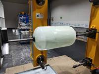Nouveau type 2022 bouteille de gaz gpl en fibre de verre de polyéthylène haute densité en matériau composite portable