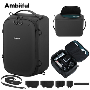 <span class=keywords><strong>Sac</strong></span> pour <span class=keywords><strong>appareil</strong></span> <span class=keywords><strong>photo</strong></span> reflex numérique étanche Ambitful Om Cube pour reflex numérique, hybride, Sony, Nikon, avec protection renforcée et panneau de séparation DIY - Product Image 1