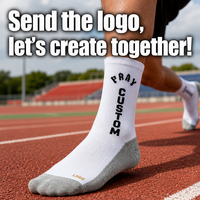 Chaussettes de sport personnalisées en tricot pour hommes et femmes, fabrication OEM ODM, avec LOGO PERSONNALISÉ, faible MOQ, vente en gros