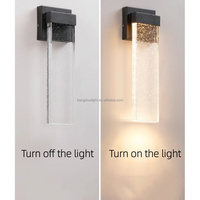 Applique murale carrée LED étanche en alliage d'aluminium pour jardin extérieur et villa, garantie 3 ans