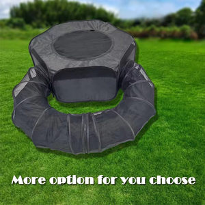 Corralito para mascotas de interior y exterior con túnel envolvente, recinto para cobayas, tienda de tubo emergente, <span class=keywords><strong>conejo</strong></span>, hurón para correr, ejercicio, corralito para mascotas - Product Image 5