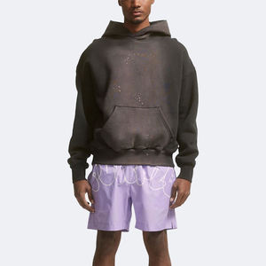 Felpa con Cappuccio Personalizzata con Stampa, Lavaggio Acido, 500gsm, 100% Cotone Pesante, Oversize, Stile Streetwear con Logo per Uomo, Produzione su Misura - Product Image 2