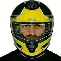 Nouveau casque de moto homologué DOT avec visière double, protection contre toutes les intempéries, fermeture rapide, garantie 1 an
