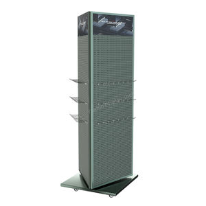 Estantería de Góndola para Supermercado YX Digital Electronics, Soporte de Metal Ligero para Piso, Exhibidor de Alambre Independiente para Pantalones - Product Image 1