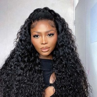 Paquetes de Cabello Humano Virgen Indio al por Mayor, Peluca Frontal Completa HD con Encaje Transparente Natural, Pelucas de Cabello Humano con Encaje Frontal