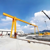 Grue mobile à portique de 320 tonnes à commande PLC, palan électrique, grue mobile robuste pour levage industriel de roulements de moteur
