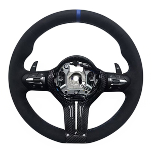 พวงมาลัยหนังกลับรุ่นใหม่สำหรับรถยนต์ BMW F10 F30 F90 F01 F02 F12 F13 F90 ซีรีส์ 3 4 5 - Product Image 1