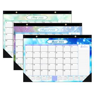 <span class=keywords><strong>2024</strong></span> <span class=keywords><strong>calendrier</strong></span> de bureau avec date julienne de couleur personnalisée grande conception suspendue avec protection d'angle pour affichage de bureau - Product Image 2