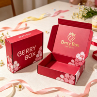 Caja de Cartón Corrugado Color Blanco Hueso Serie Glow, con Impresión de Lámina Dorada Personalizada, Tira Desprendible, Caja de Regalo de Lujo para Envíos
