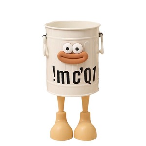 Funny Pen Holder <b>Large</b> Capacity Cartoon Round <b>Desk</b> Storage For Kids Students Offices Decorative Organizer - Product Image 1