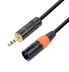 Xlr macho hembra a 3,5mm conector cable de micrófono 1m OEM MRC070 contacto de cobre