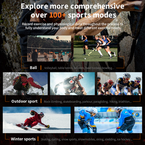 Lokmat Đồng Hồ Thông Minh Tấn Công Max Ai Trợ Lý Giọng Nói 1.53Inch Màn Hình IP68 Không Thấm Nước Ngủ Theo Dõi Sức Khỏe Ngoài Trời Smartwatch - Product Image 6