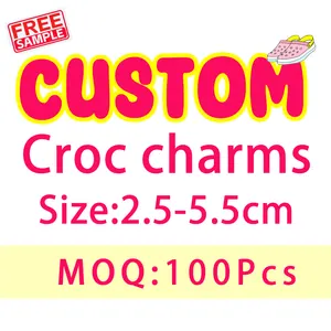 Free Sample Factory custom clog charms Custom pvc shoe Charms For Personal Business Logo Special Design DIY Promotion gifts