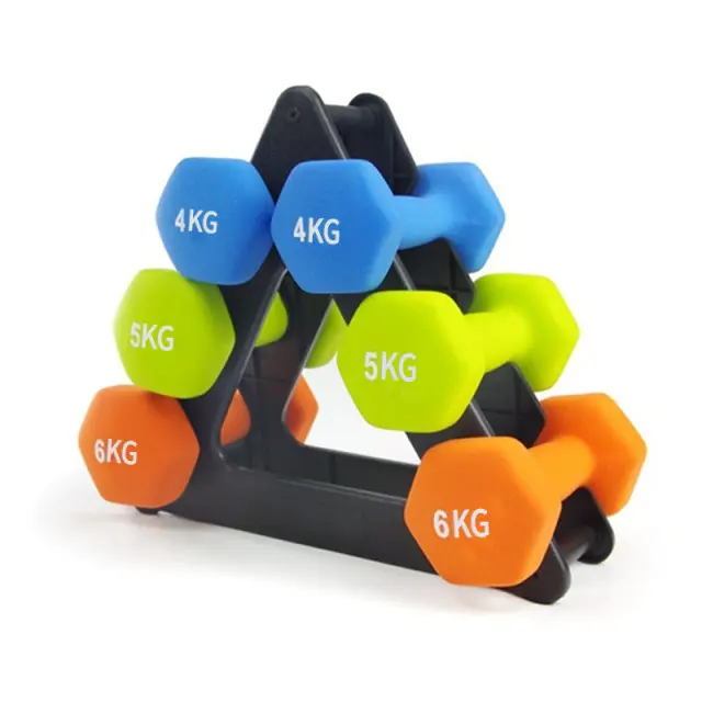 Hot Sale Gym Hexagonale Dumbbell Fitness High-End Dumbbell Dipping Commerciële Dumbbell