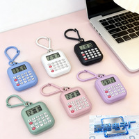 Montre pour étudiant avec calculatrice électronique, pendentif pour afficher l'heure, effectuer des calculs, afficher la date, calculatrice numérique, porte-clés