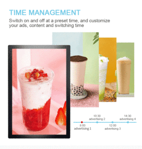 24インチ小売タブレットウォールマウント広告ディスプレイ屋内液晶プレーヤーデジタル広告看板 - Product Image 3