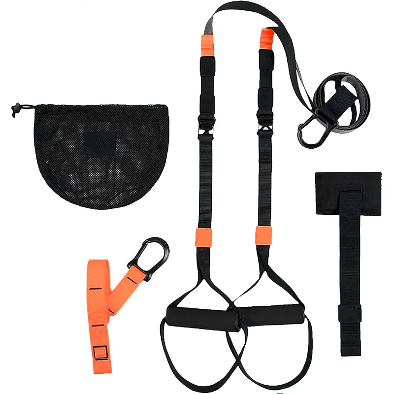Amyup home gym suspension trainers suspension exercise tension belt multifunctional fitness set