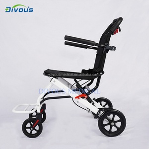 Silla de Ruedas Ultraligera Plegable Manual Super Light 13KG, Nueva, Portátil, Ayuda para Personas con Discapacidad - Product Image 2