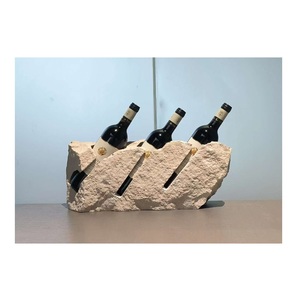 Support à bouteilles de <span class=keywords><strong>vin</strong></span> en marbre naturel moderne, décoration d'art nordique, étagère de présentation de <span class=keywords><strong>vin</strong></span>, meubles de maison, vente en gros - Product Image 1