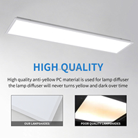 Plafonnier LED encastré intelligent CCT Dali dimmable 400mm 500mm avec télécommande Wifi