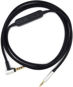 Câble audio de remplacement <span class=keywords><strong>pour</strong></span> <span class=keywords><strong>casque</strong></span> AKG Y45 Y50 Y40/<span class=keywords><strong>Bose</strong></span> QC25 OE2 avec contrôle du volume du microphone à distance <span class=keywords><strong>pour</strong></span> <span class=keywords><strong>casque</strong></span> - Product Image 1