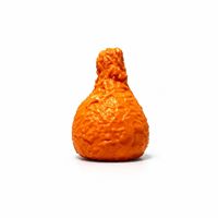 Jouet anti-stress TPR souple en forme de cuisse de poulet orange, à récupération lente, jouet sensoriel pour le bureau, accessoire de décompression