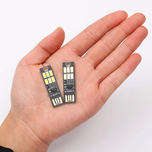 <span class=keywords><strong>Sensor</strong></span> táctil USB luz LED portátil Mini 5V luz de noche regulable para banco de energía ordenador portátil PC lámpara de mesa de lectura de libros - Product Image 4
