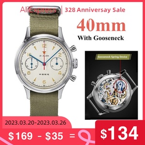 42mm Panda 1963 <b>Chronograph</b> Watch Men ST1901 Hand Winding Movement Sapphire Luminous Mechanical Waterproof Clocks - Product Image 3
