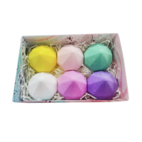Vente en gros d'usine OEM ODM marque privée formulation flottante bombe de bain pétillante en forme de diamant naturel organique bombe de bain effervescents de bain
