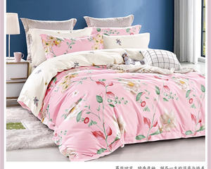 Ensembles <span class=keywords><strong>de</strong></span> Literie en <span class=keywords><strong>Coton</strong></span> Imprimé OEM ODM Petit MOQ Tissu en Stock, Ensembles <span class=keywords><strong>de</strong></span> Housses <span class=keywords><strong>de</strong></span> <span class=keywords><strong>Couette</strong></span> en <span class=keywords><strong>Coton</strong></span> Imprimé, Ensembles d'Édredons Imprimés avec Oreiller - Product Image 3