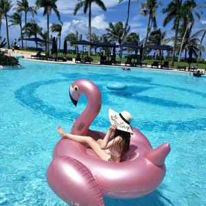 Nuovo Flamingo in oro rosa con paillettes Floating a fila diretta in fabbrica per adulti gonfiabili <span class=keywords><strong>ad</strong></span> <span class=keywords><strong>acqua</strong></span> per nuoto - Product Image 6