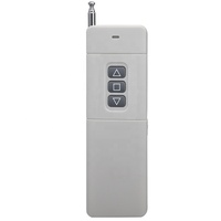 Télécommande RF sans fil longue portée 500-1000m 433Mhz, code roulant, pile 9V, 4 boutons, pour garage, maison, drone, porte