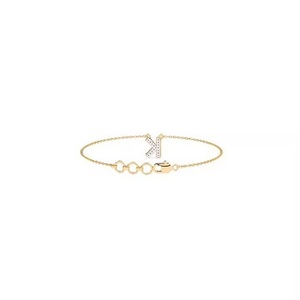 Bracelet tennis classique en diamant Moissanite Bracelet tennis en or jaune 18 carats Bijoux en diamant Cadeau parfait - Product Image 2