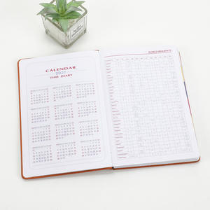 Agenda en cuir A5 personnalisable avec logo 2026, carnet de planification quotidienne et de calendrier - Product Image 5