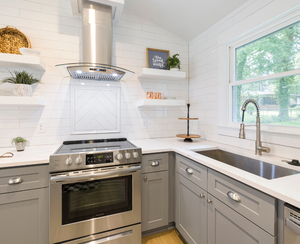 Armoires de cuisine modernes modulaires en bois massif avec paniers de rangement pour garde-manger et accessoires de salle de bain - Product Image 2