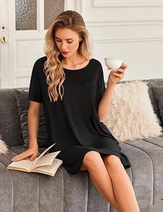 Camicie <span class=keywords><strong>da</strong></span> <span class=keywords><strong>Notte</strong></span> Personalizzate per Donne in Viscosa di Bambù, Camicie <span class=keywords><strong>da</strong></span> <span class=keywords><strong>Notte</strong></span> <span class=keywords><strong>a</strong></span> Maniche Corte, <span class=keywords><strong>Camicia</strong></span> <span class=keywords><strong>da</strong></span> <span class=keywords><strong>Notte</strong></span> con Scollo <span class=keywords><strong>a</strong></span> V, Abbigliamento <span class=keywords><strong>da</strong></span> <span class=keywords><strong>Notte</strong></span> Morbido - Product Image 4