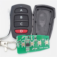 Controles Remotos ABCD Inalámbricos con Aprendizaje/Código Fijo/Código Variable 433mhz