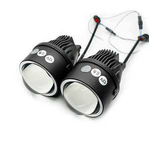 80W 15000lm 3000K 4300K 6000K vàng trắng 3 màu bi LED ống kính máy chiếu 3 inch đèn sương mù xe phổ thông - Product Image 6