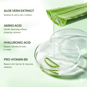 Detergente Viso Schiumogeno agli Aminoacidi 200ml, Etichetta Privata, Anti-Acne, Pulizia Profonda, Sbiancante - Product Image 3