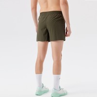 Shorts de sport pour hommes, sans couture, séparés, logo personnalisé, solides, légers, décontractés, en nylon, séchage rapide, respirants, tissés
