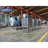 Nouvelle Stérilisateur Industrielle Horizontale Mosen pour Biberons, Machine de Stérilisation par Pulvérisation d'Eau, Prix