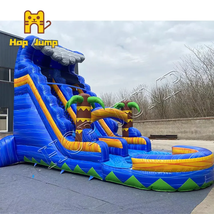 Hot sale outdoor giant inflatable water slides fun water slide inflatable bounce house water slide for adult