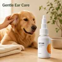 Enoug Nettoyant Auriculaire pour Animaux 50ml – Solution Douce pour Chiens et Chats – Élimine le Cérumen – Soin Quotidien des Oreilles